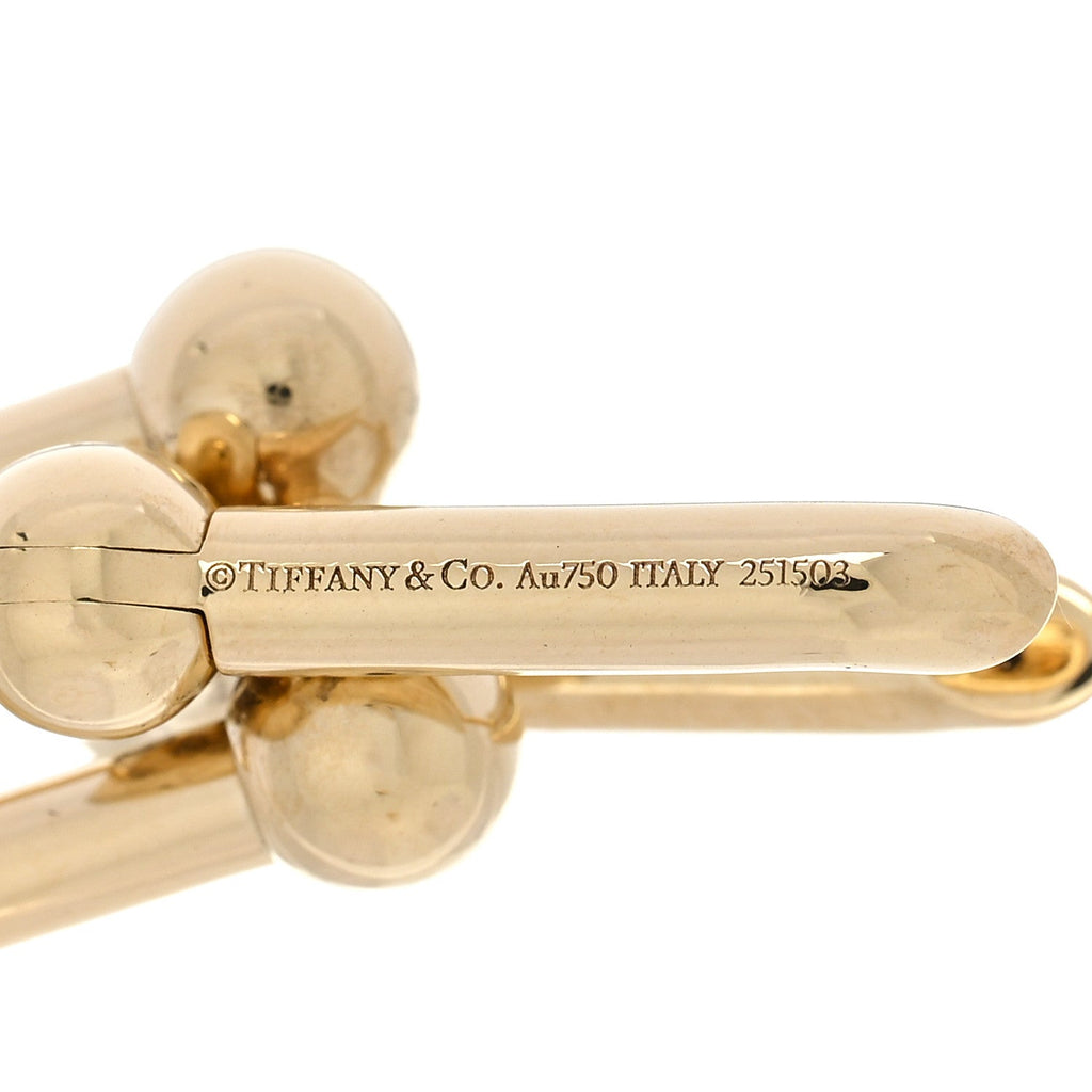 18K Yellow Gold Large HardWear Link Earrings