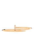 18K Pink Gold Diamond Juste Un Clou Bracelet 17
