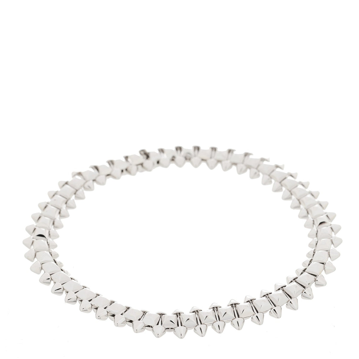 18K White Gold Medium Clash De Cartier Flexible Bracelet 17