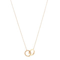 18K Rose Gold 1837 Interlocking Circles Pendant Necklace