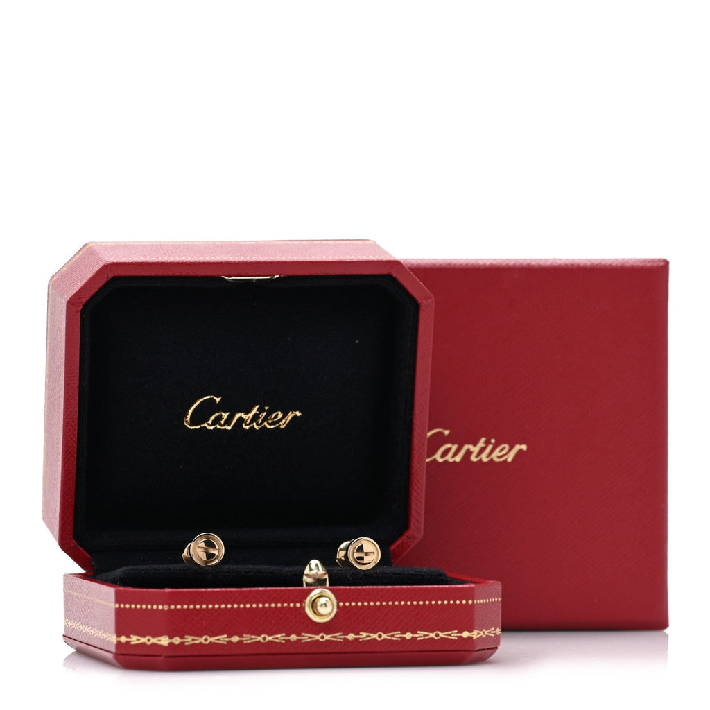 18K Yellow Gold LOVE Earrings