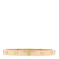 18K Yellow Gold LOVE Single Screw Bracelet 17