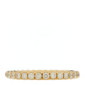 18K Yellow Gold Diamond 2mm Cable Collectibles Band Ring 50 5.5