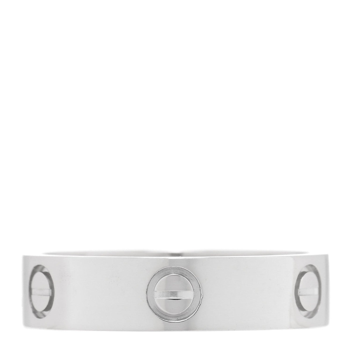 Platinum 5.5mm LOVE Ring 63 10.5
