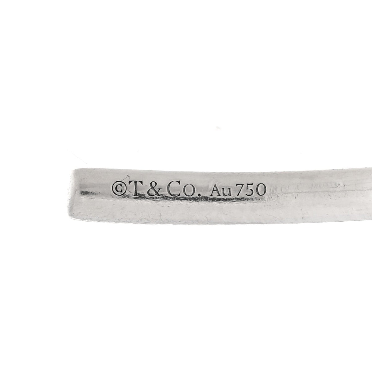 18K White Gold Diamond Metro Wire Bracelet