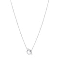 18K White Gold Diamond Finesse Pendant Necklace