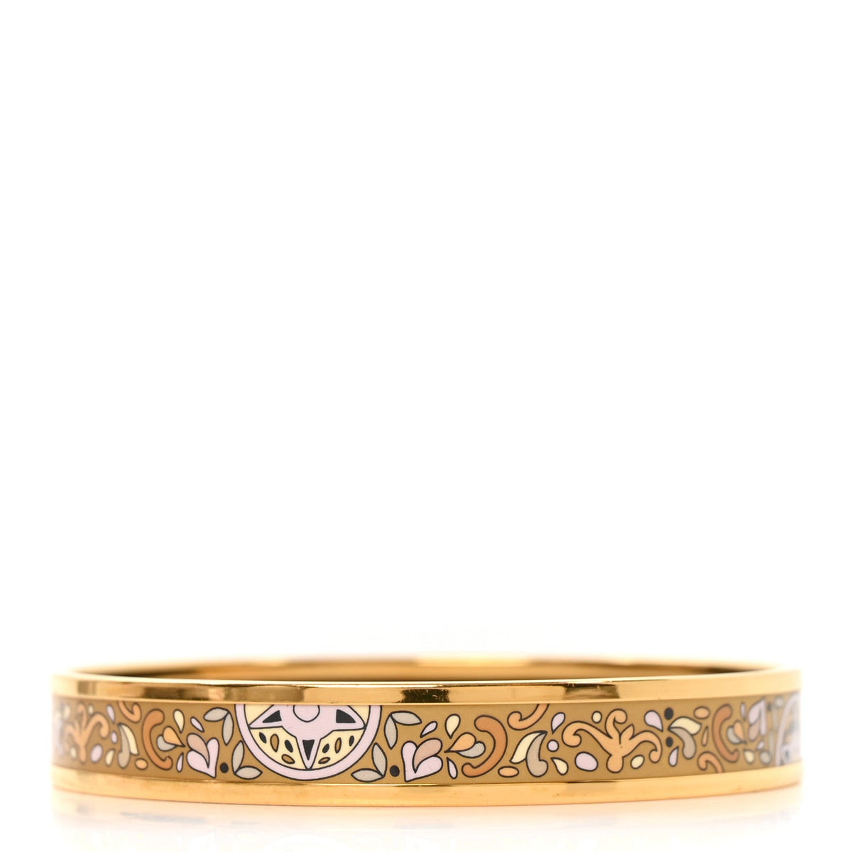 Enamel Printed Narrow Concours d'Etriers Bracelet 70