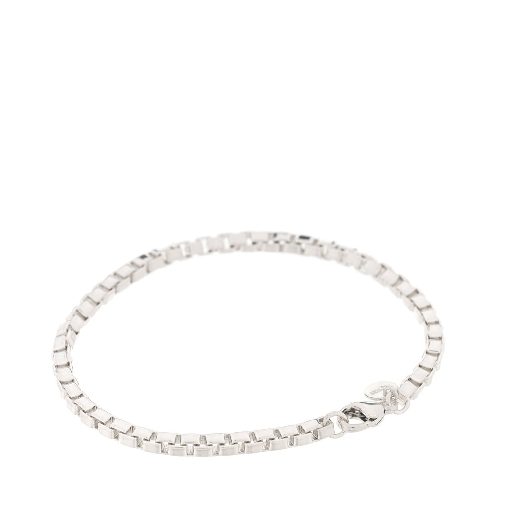 Sterling Silver 4mm Venetian Link Bracelet