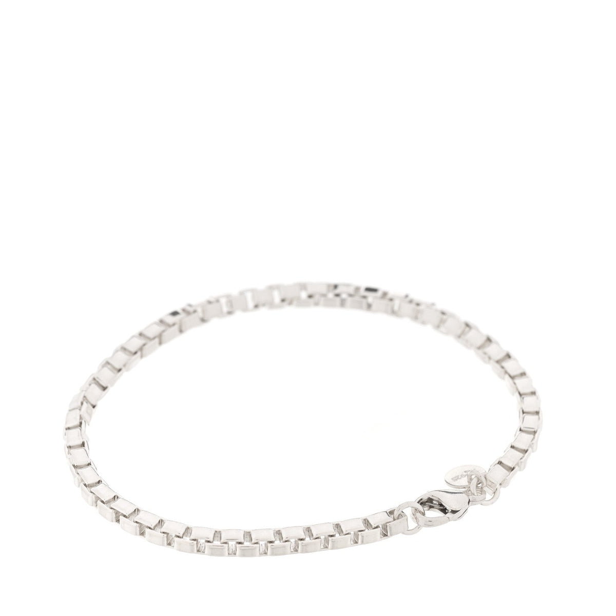 Sterling Silver 4mm Venetian Link Bracelet