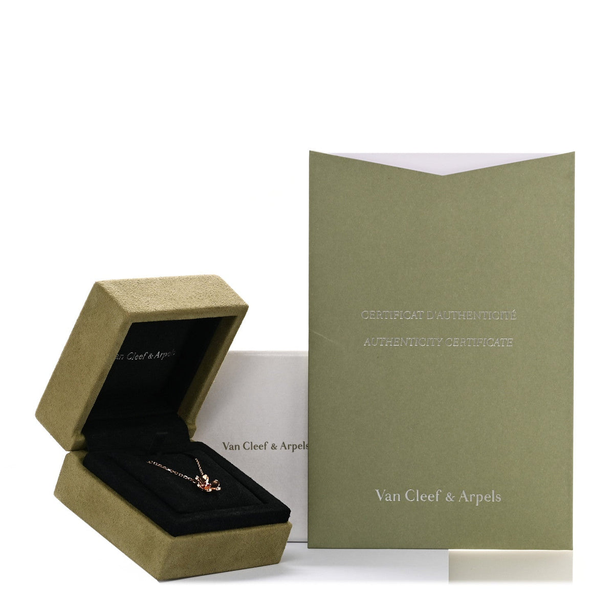 18K Rose Gold Ruby Mini Frivole Pendant Necklace