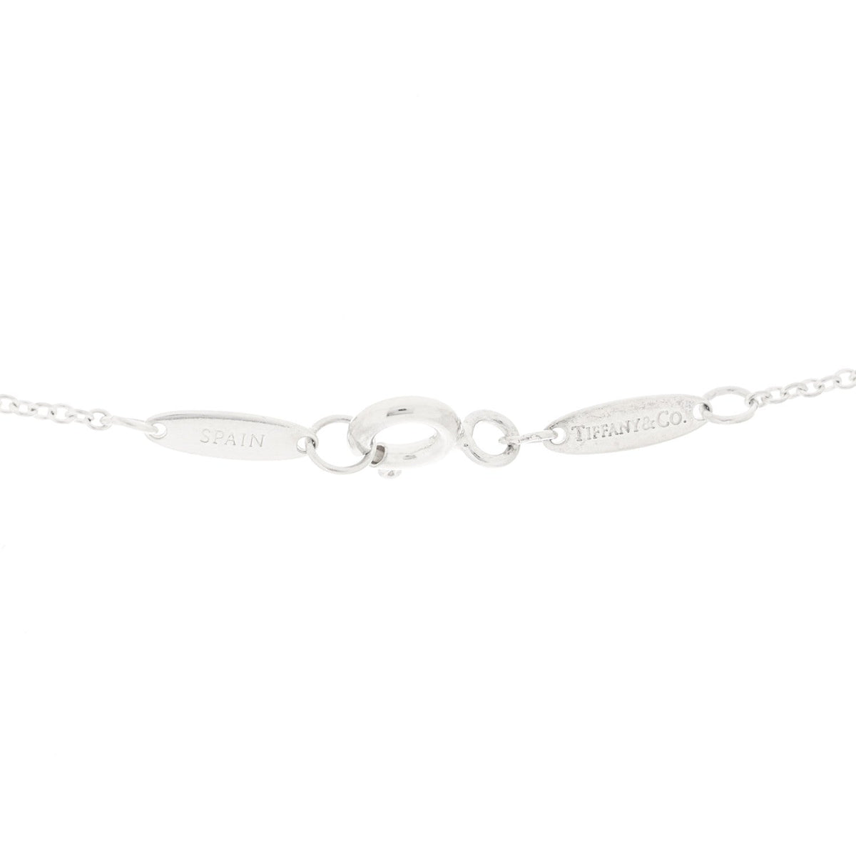 Sterling Silver Elsa Peretti Letter K Pendant Necklace