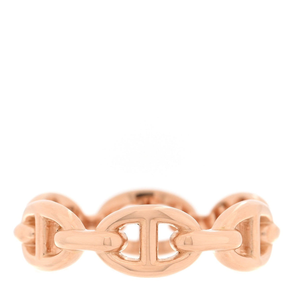 18K Rose Gold PM Chaine d'Ancre Enchainee Ring 54 7