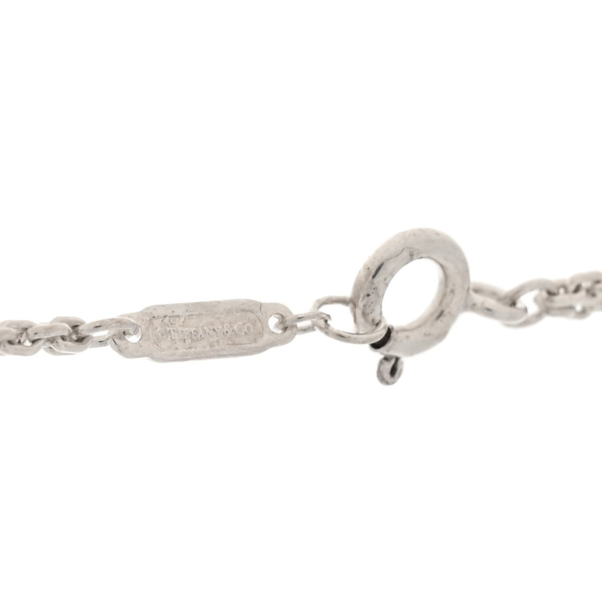 Sterling Silver Double HardWear Link Pendant Necklace