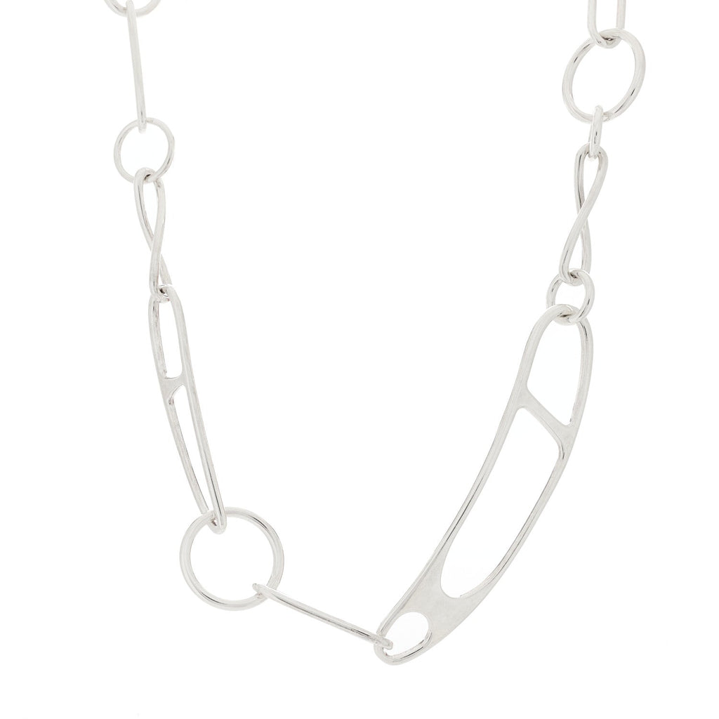 Sterling Silver Chaine d'Ancre Punk Necklace ST