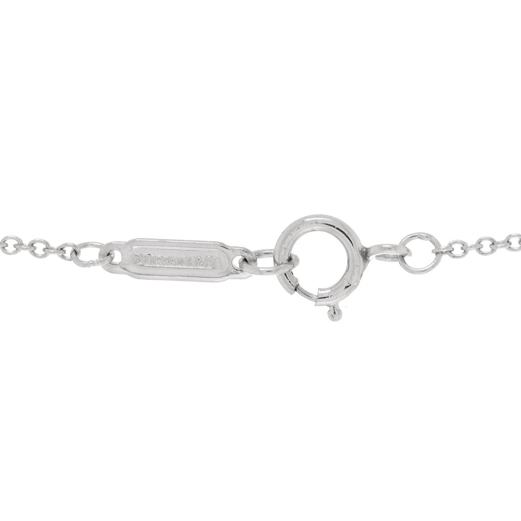Platinum Diamond Large Cross Pendant Necklace