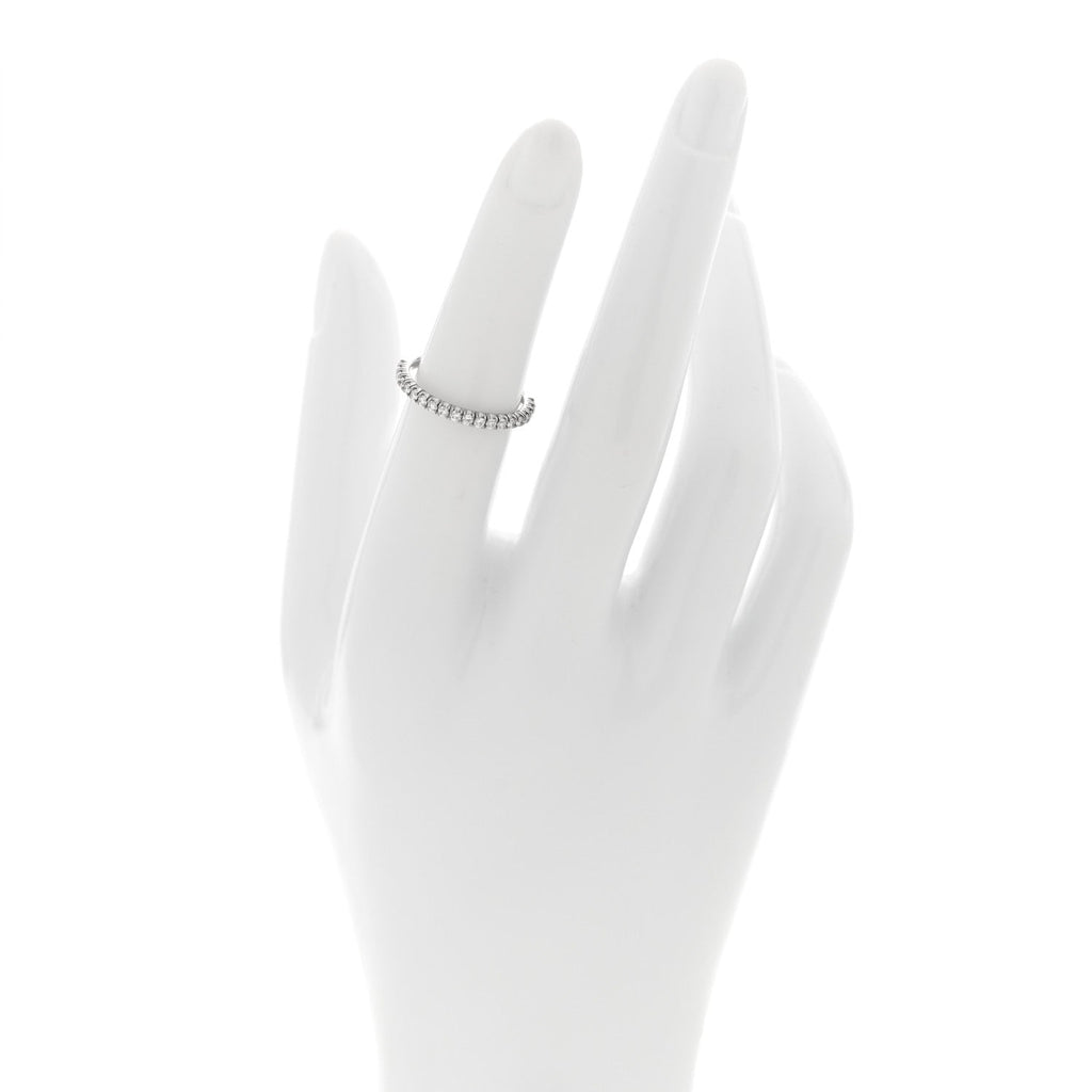 Platinum Diamond 2mm Half Eternity Wedding Band Ring 49 4.75