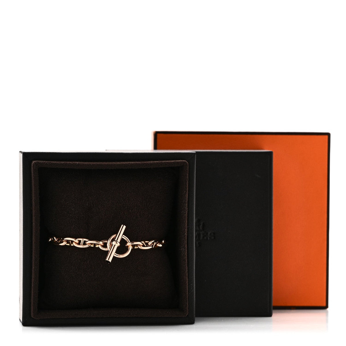 18K Rose Gold TPM Chaine d'Ancre Bracelet