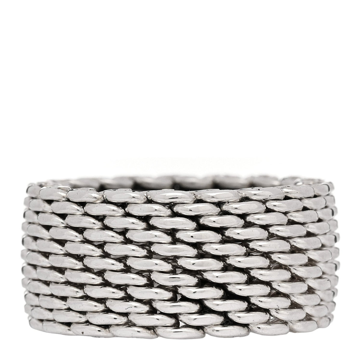 Sterling Silver Somerset Mesh Ring 51 5.75