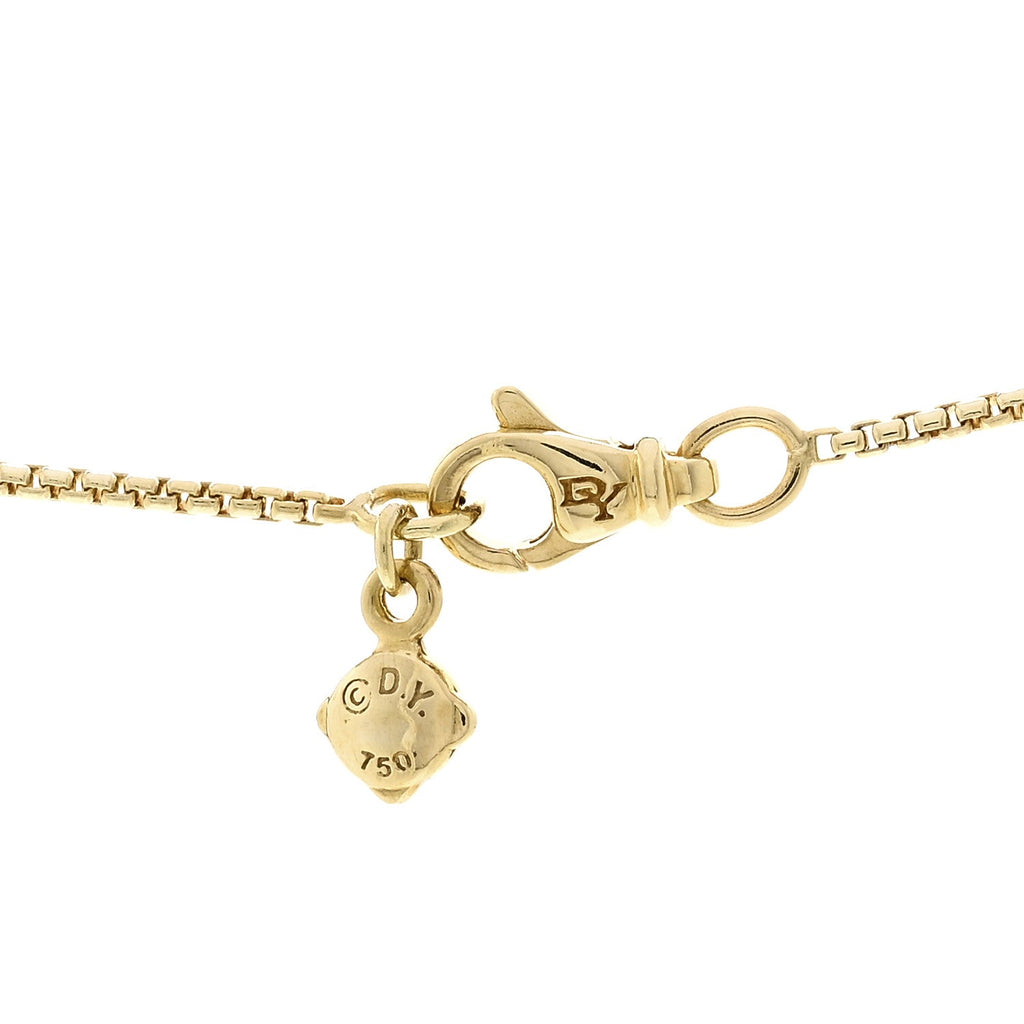 18K Yellow Gold Diamond Renaissance Tassel Necklace
