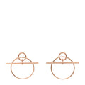 18K Rose Gold PM Loop Earrings