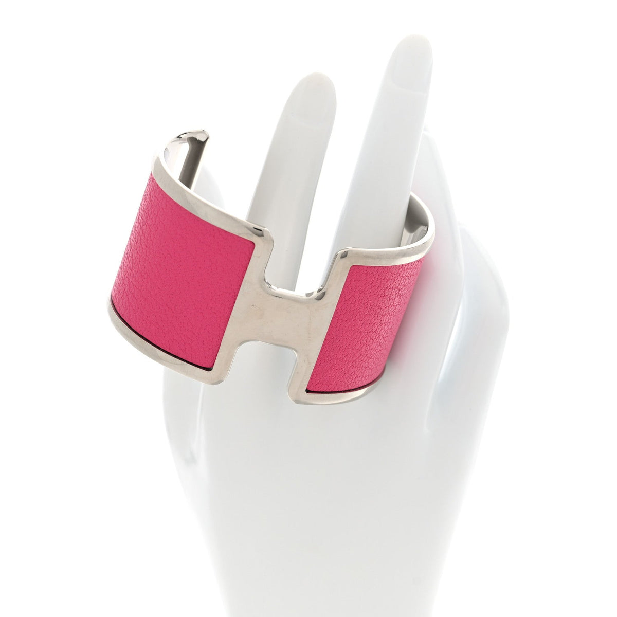 Chamkila Chevre Olympe Cuff Bracelet Rose Shocking