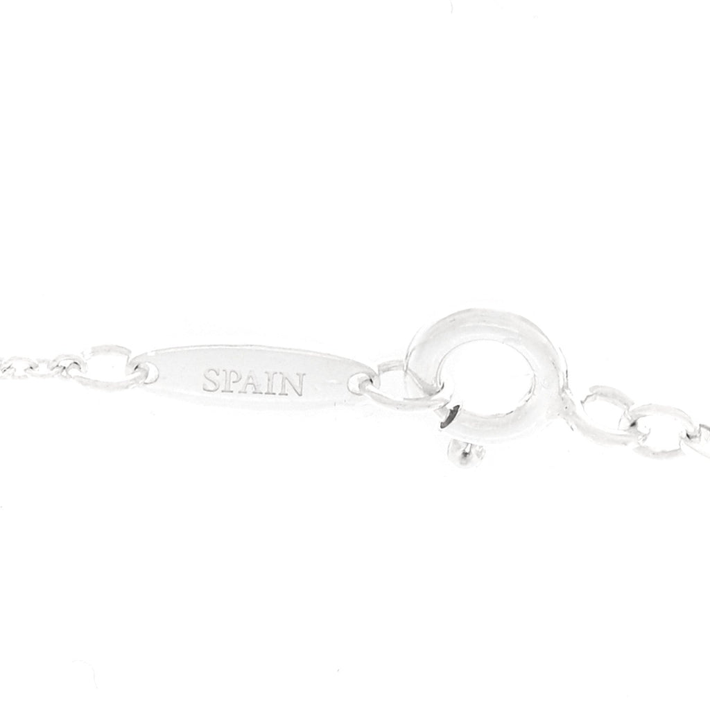 Sterling Silver 11mm Elsa Peretti Open Heart Pendant Necklace