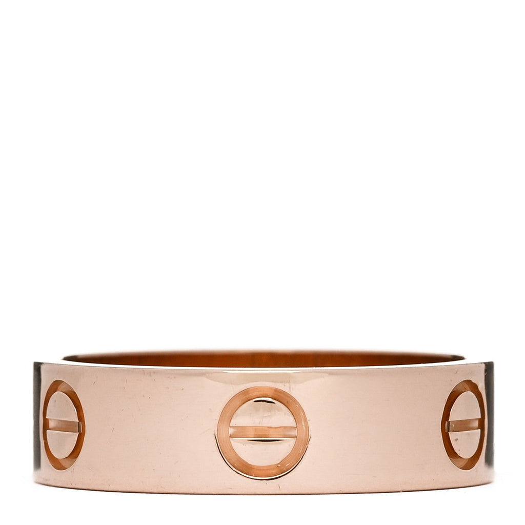 18K Pink Gold 5.5mm LOVE Ring 57 8