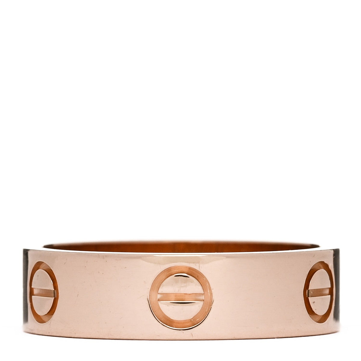 18K Pink Gold 5.5mm LOVE Ring 57 8