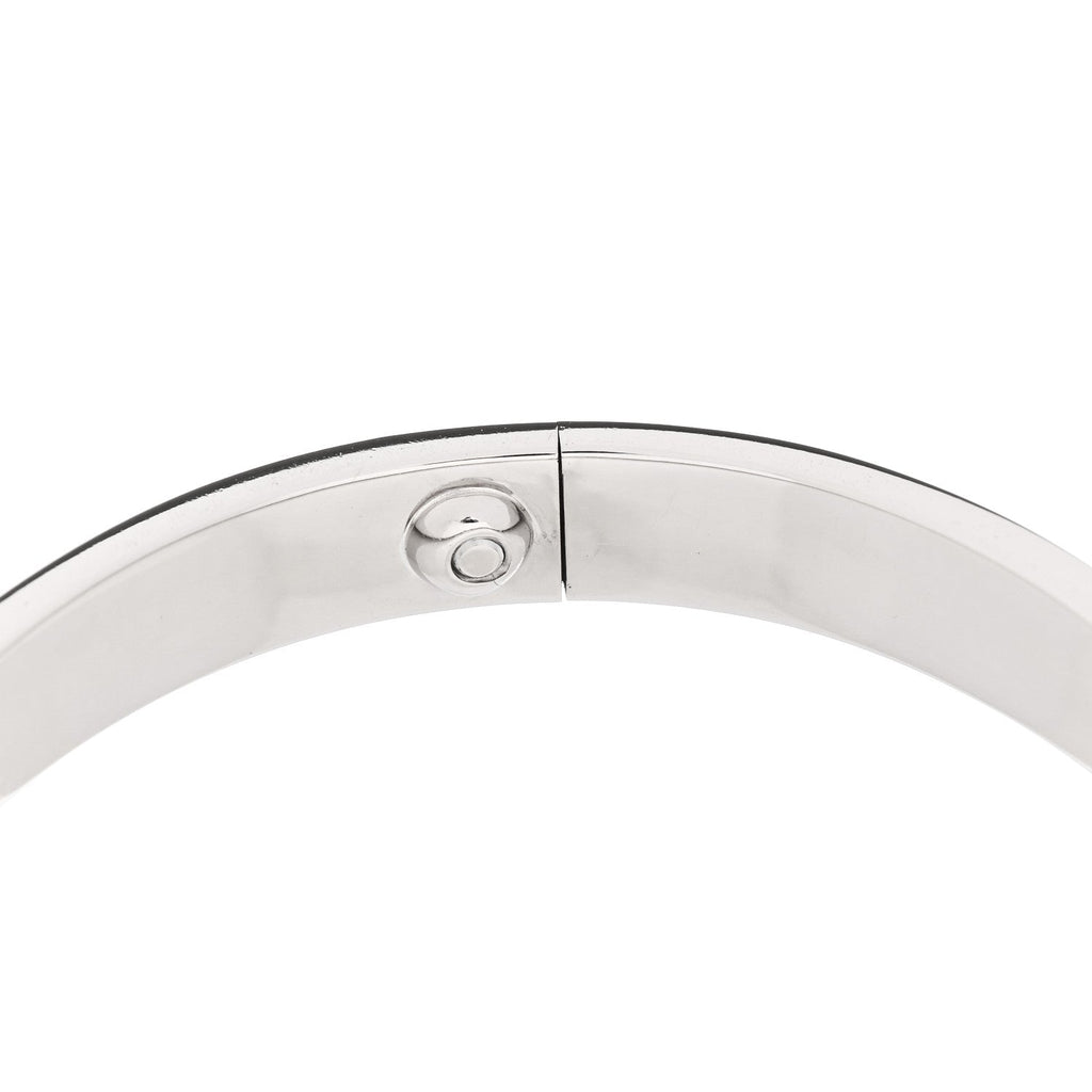 18K White Gold LOVE Bracelet 16