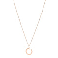 18K Pink Gold Diamond Juste Un Clou Pendant Necklace
