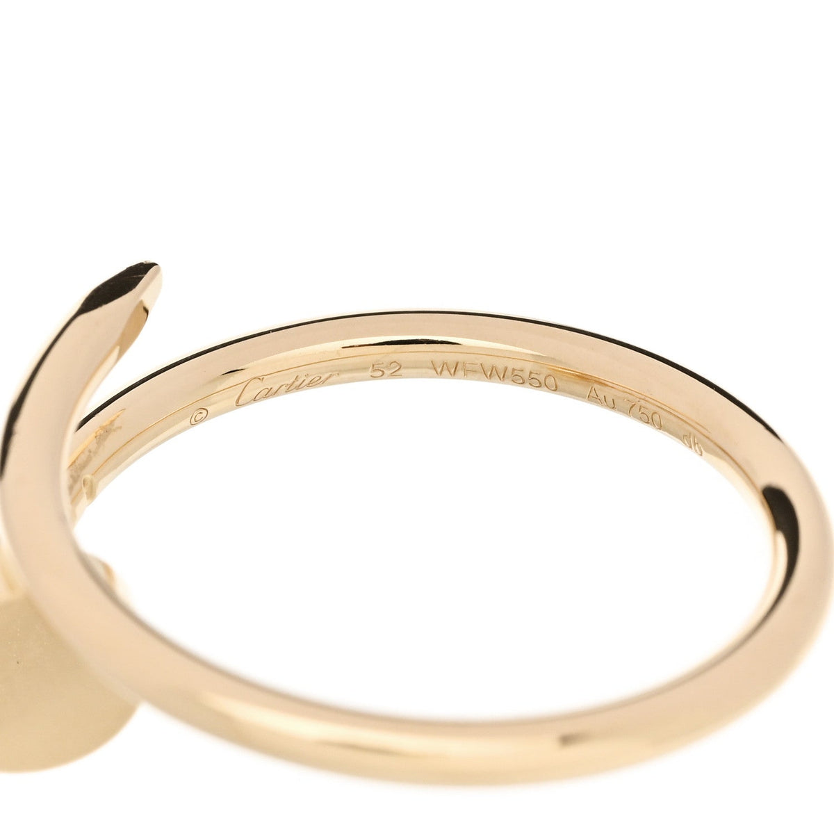 18K Yellow Gold Small Juste Un Clou Ring 52 6