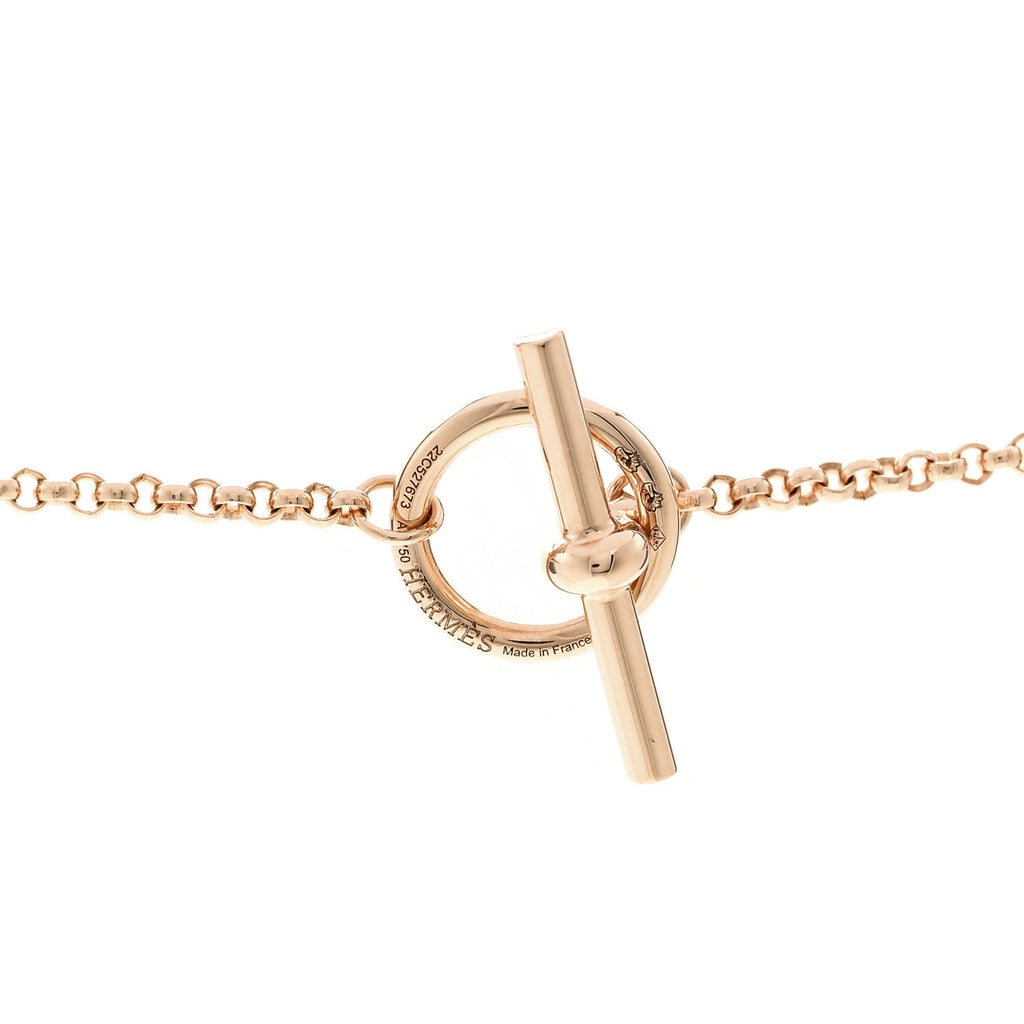 18K Rose Gold Clou d'H Necklace