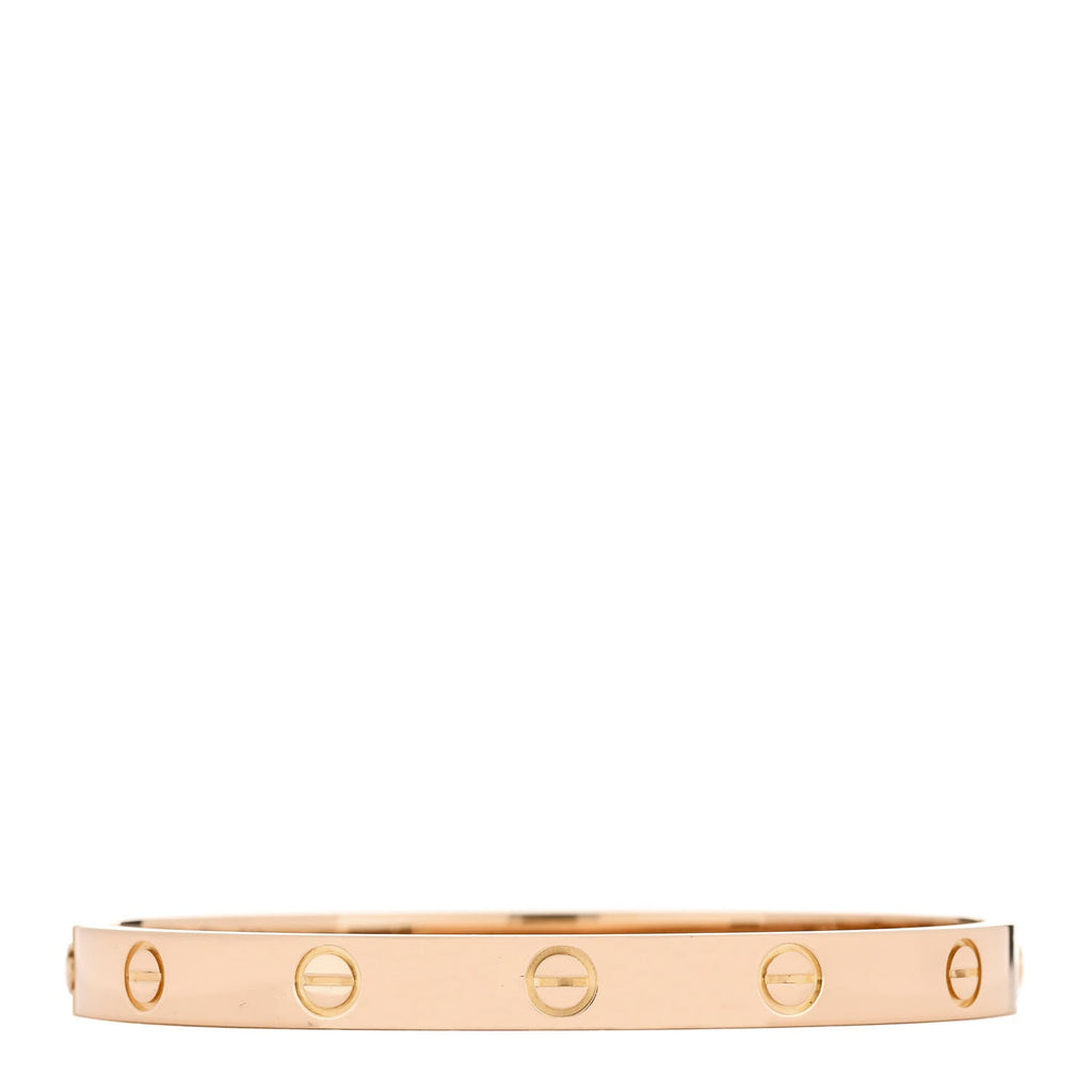18K Pink Gold LOVE Bracelet 17