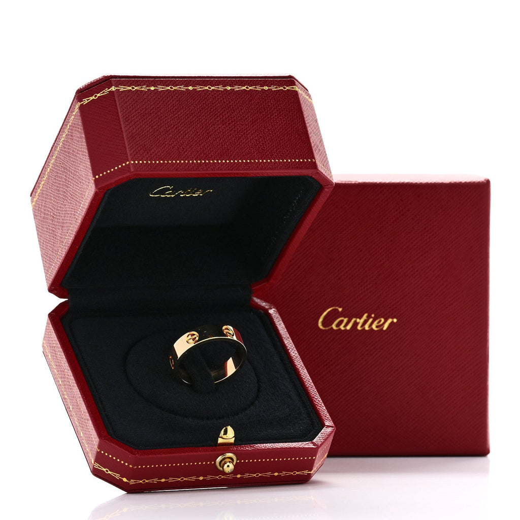 18K Yellow Gold 5.5mm LOVE Ring 63 10.5