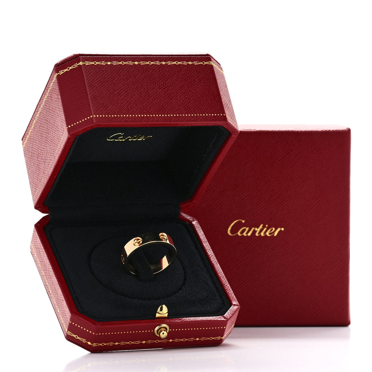 18K Yellow Gold 5.5mm LOVE Ring 63 10.5