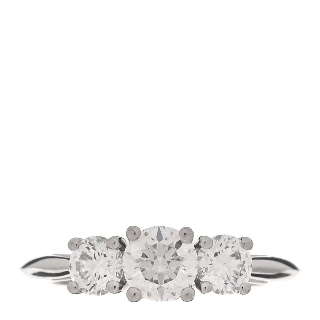 Platinum Diamond 1.25ctw Three Stone Engagement Ring 52 6