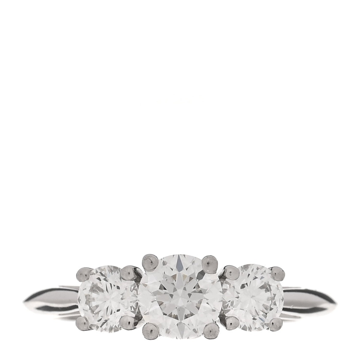 Platinum Diamond 1.25ctw Three Stone Engagement Ring 52 6