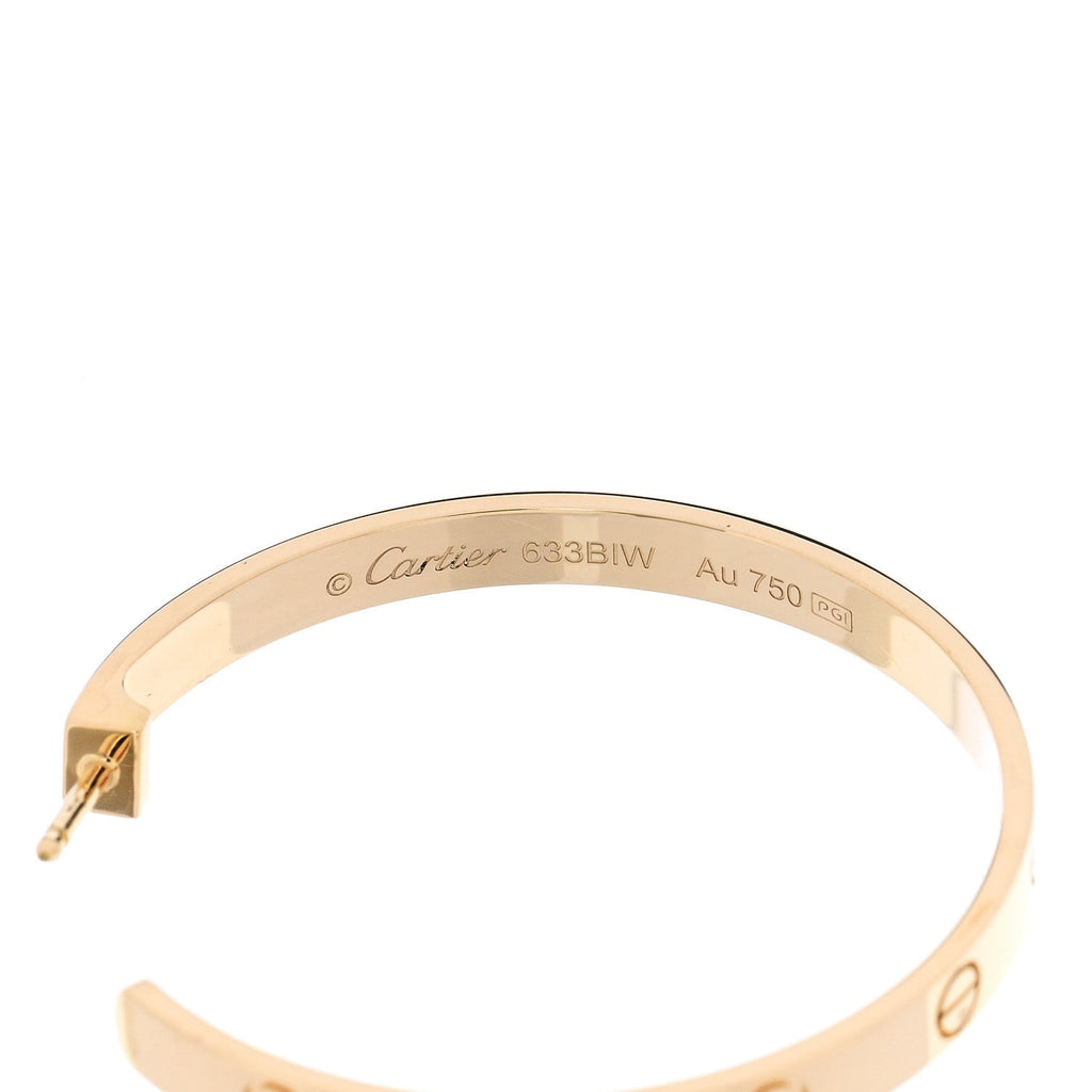 18K Yellow Gold Large LOVE Hoop Earrings