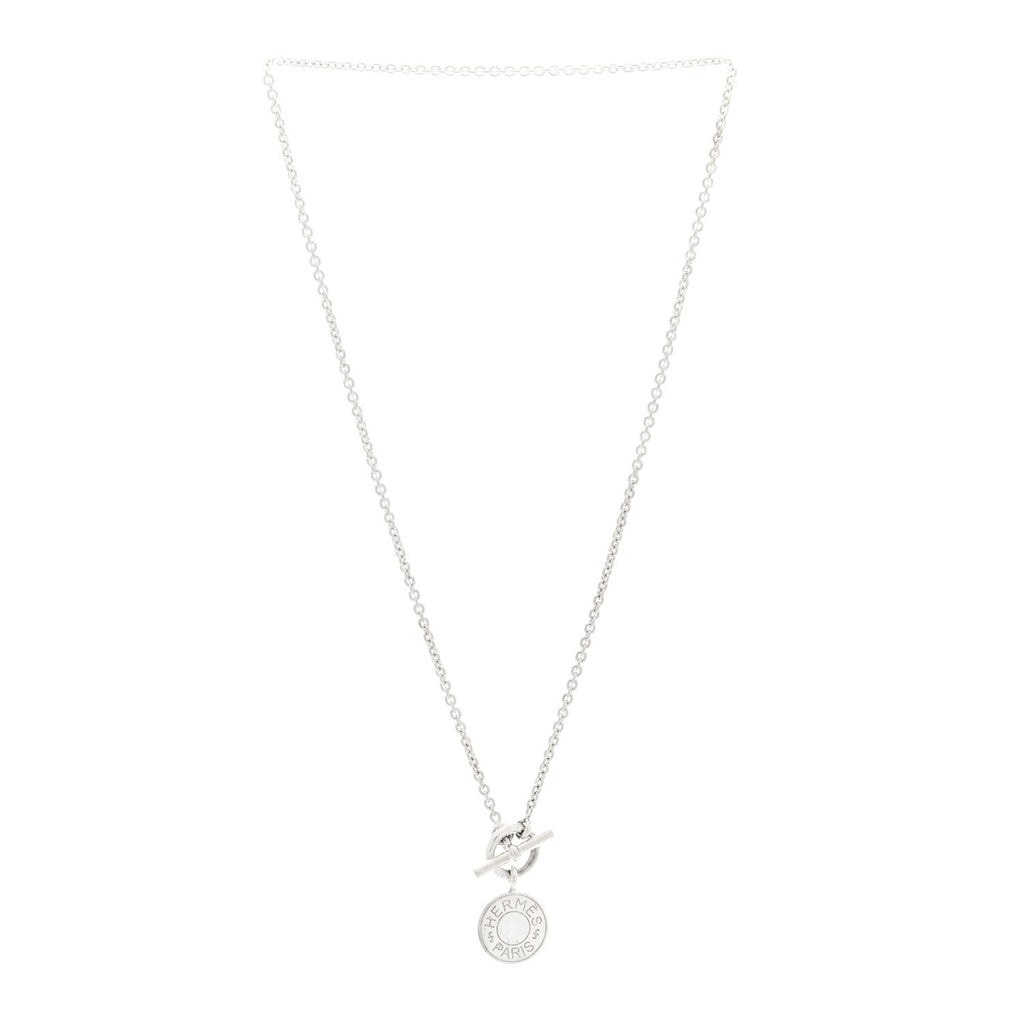 Sterling Silver Amulettes H Confettis Pendant Necklace