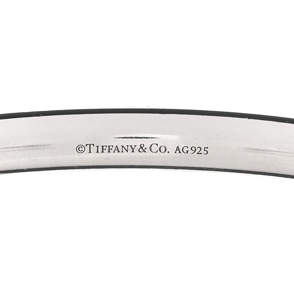 Sterling Silver Return to Tiffany Narrow Circle Edge Cuff Bracelet