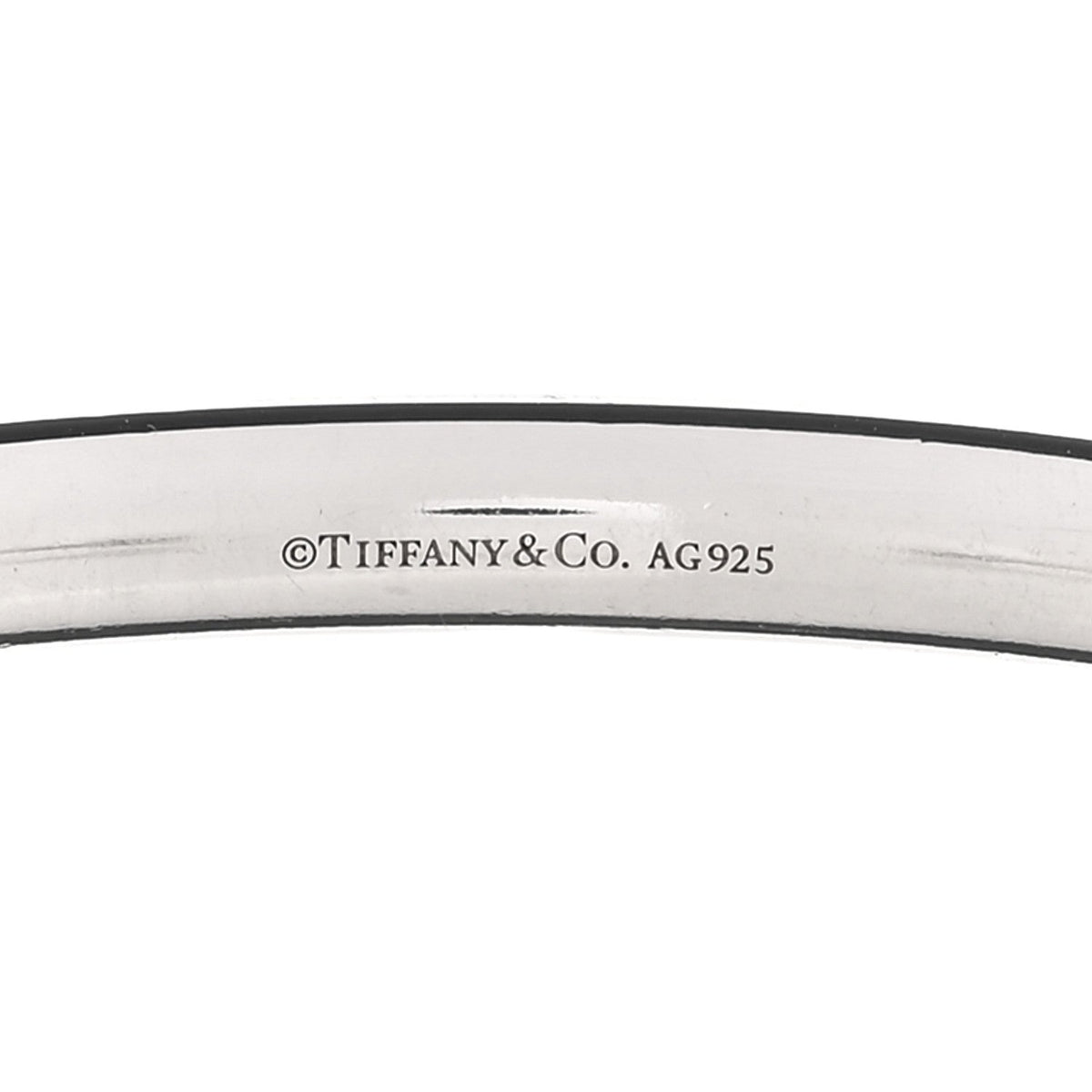 Sterling Silver Return to Tiffany Narrow Circle Edge Cuff Bracelet