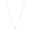 Sterling Silver Diamond .10ct Elsa Peretti Diamonds by the Yard Pendant Necklace