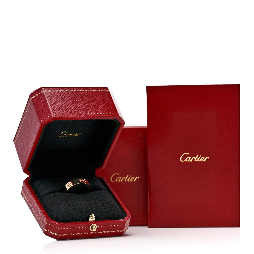 18K Pink Gold 5.5mm LOVE Ring 57 8