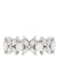 Platinum Diamond Victoria Alternating Band Ring 52 6