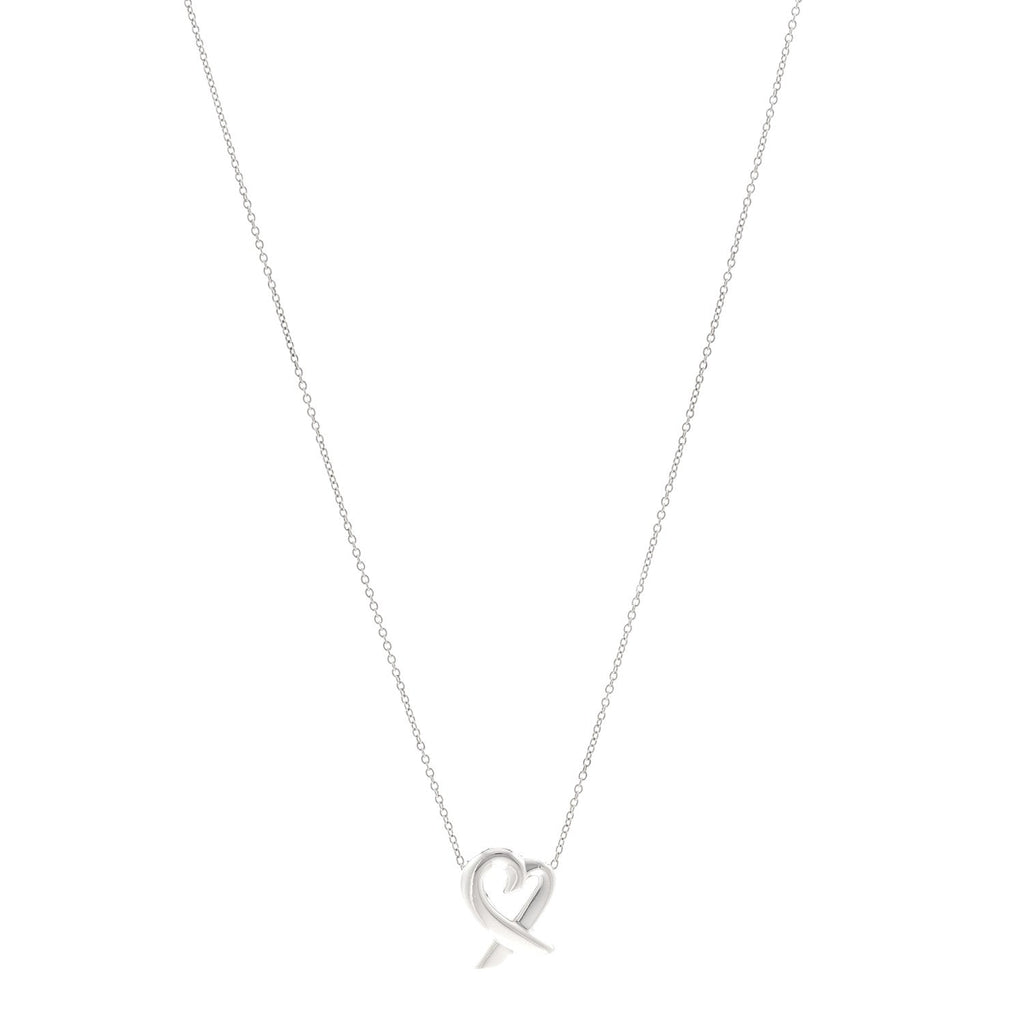 Sterling Silver Paloma Picasso Loving Heart Pendant Necklace