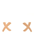 18K Yellow Gold Paloma's Graffiti X Earrings