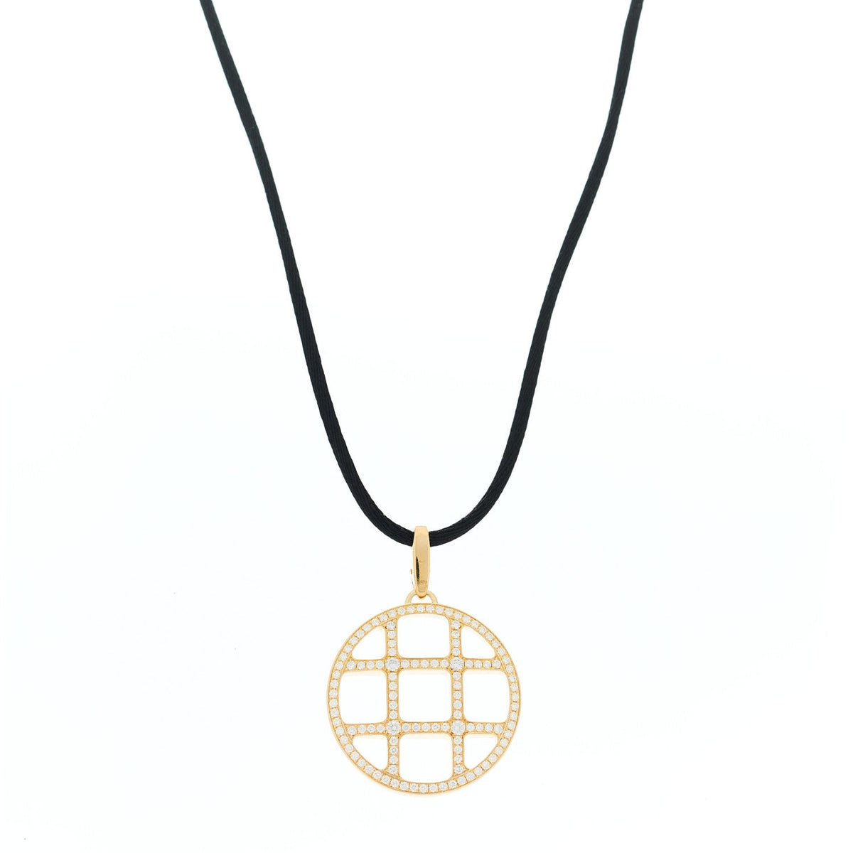 18K Yellow Gold Diamond Pasha De Cartier Cord Necklace