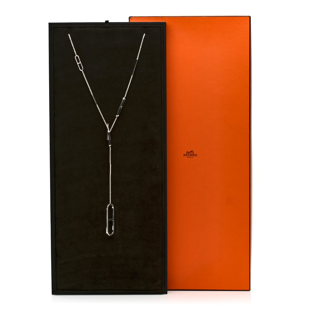 Sterling Silver Ever Chaine d'Ancre Long Lariat Necklace