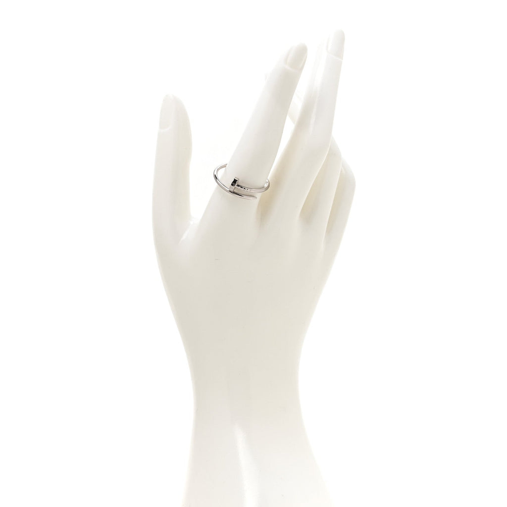 18K White Gold Small Juste Un Clou Ring 62 10