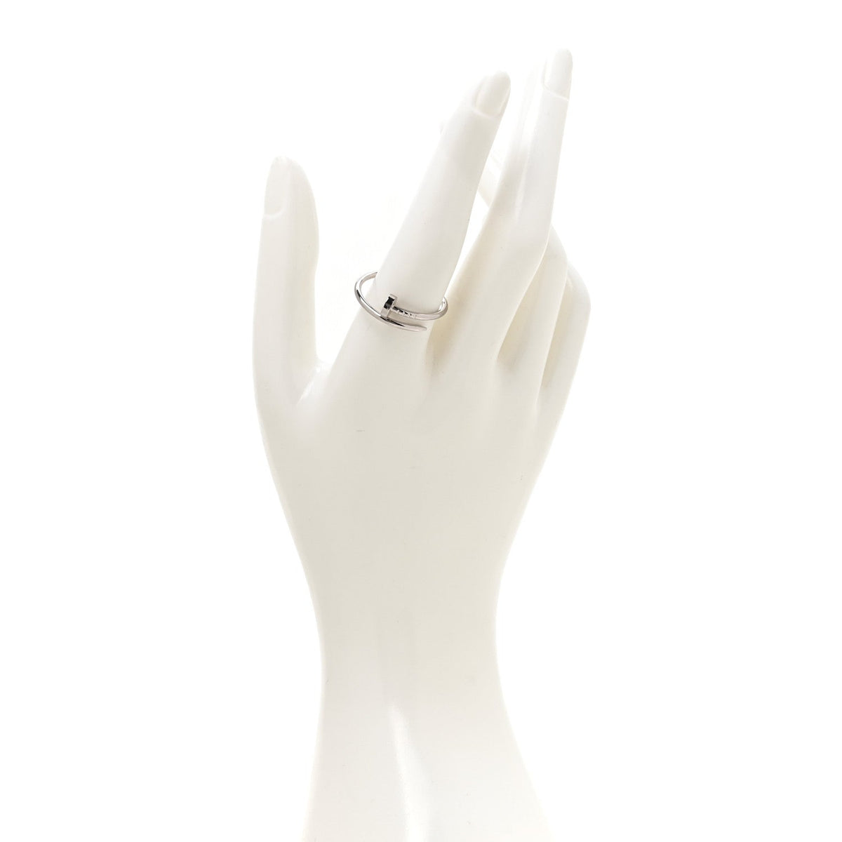 18K White Gold Small Juste Un Clou Ring 62 10